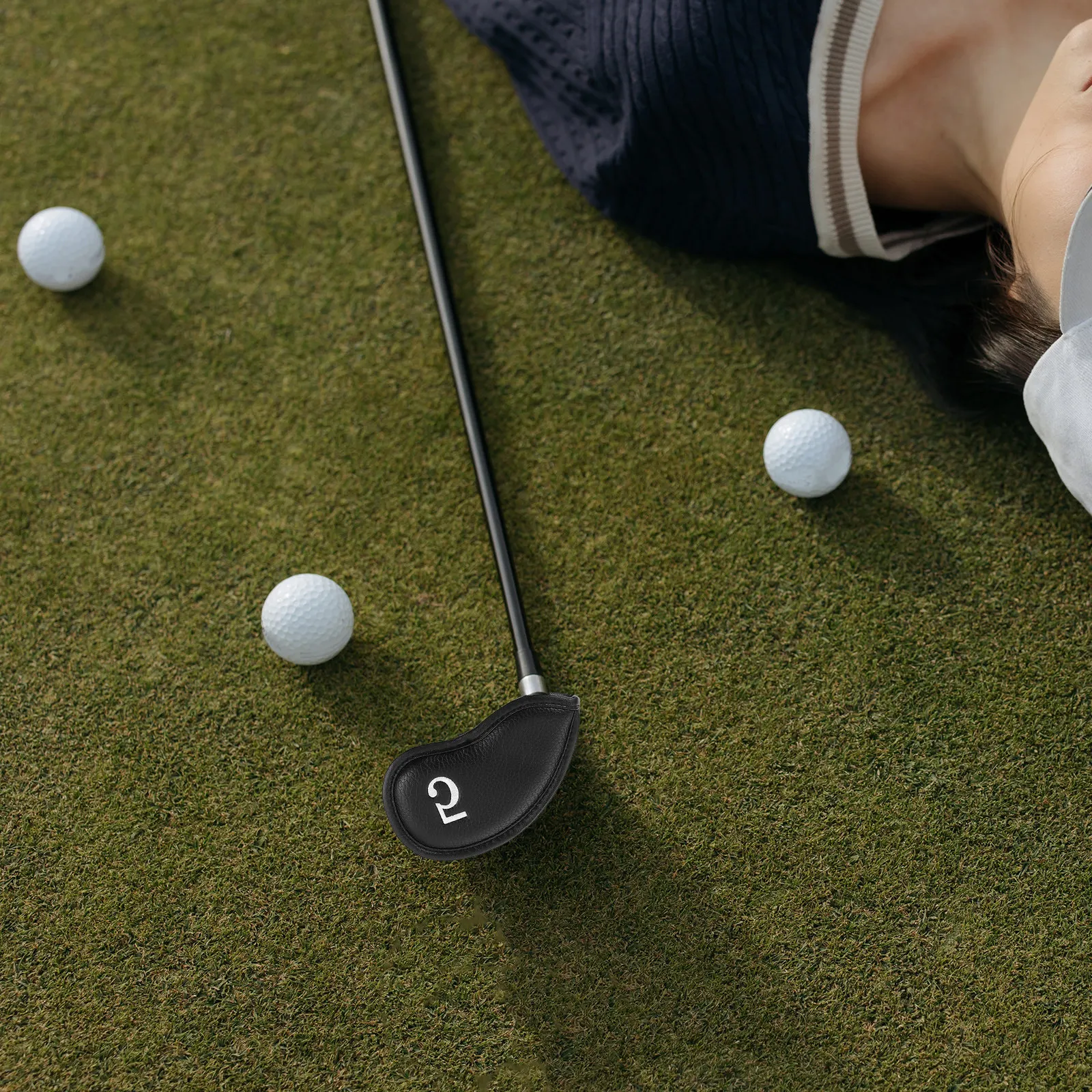 

Набор из 12 защитных колпачков для клюшек для гольфа с отделкой под личи, сверхпрочные, надежно фиксируются, для путешествий и хранения, для профессиональных гольф-клюшек