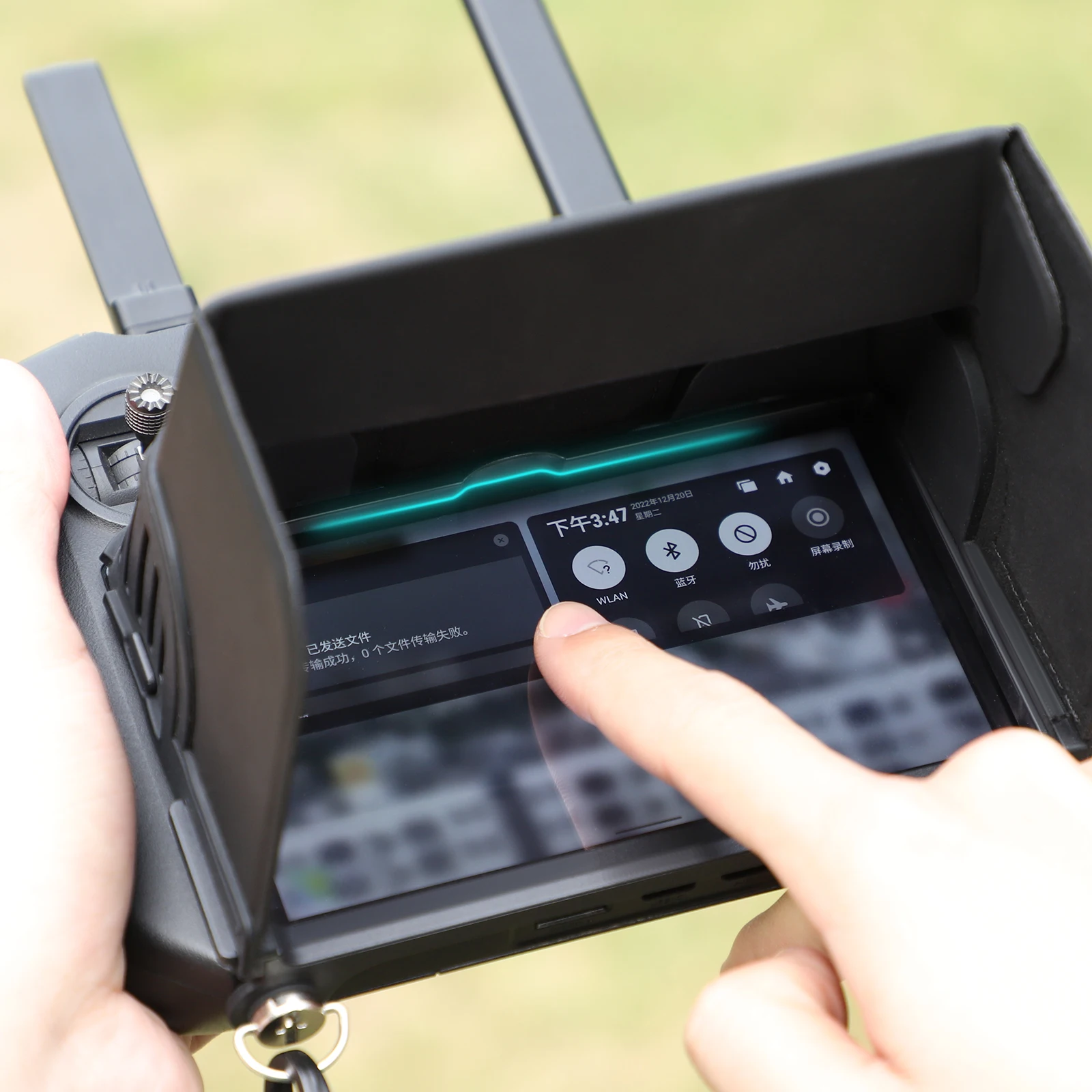 Foldable Sunhood for Mini 3 Pro Remote Control with Screen Sunshade Sun Hood for DJI RC Controller Accessories