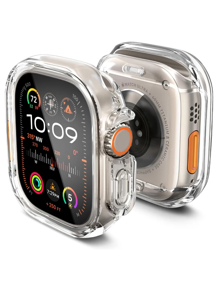 yZ[zApple Watch Ultra 3 2 49mm pP[X XN[veN^[ \tg TPU h~ ϏՌVF یJo[ iWatch V[Y Ultra