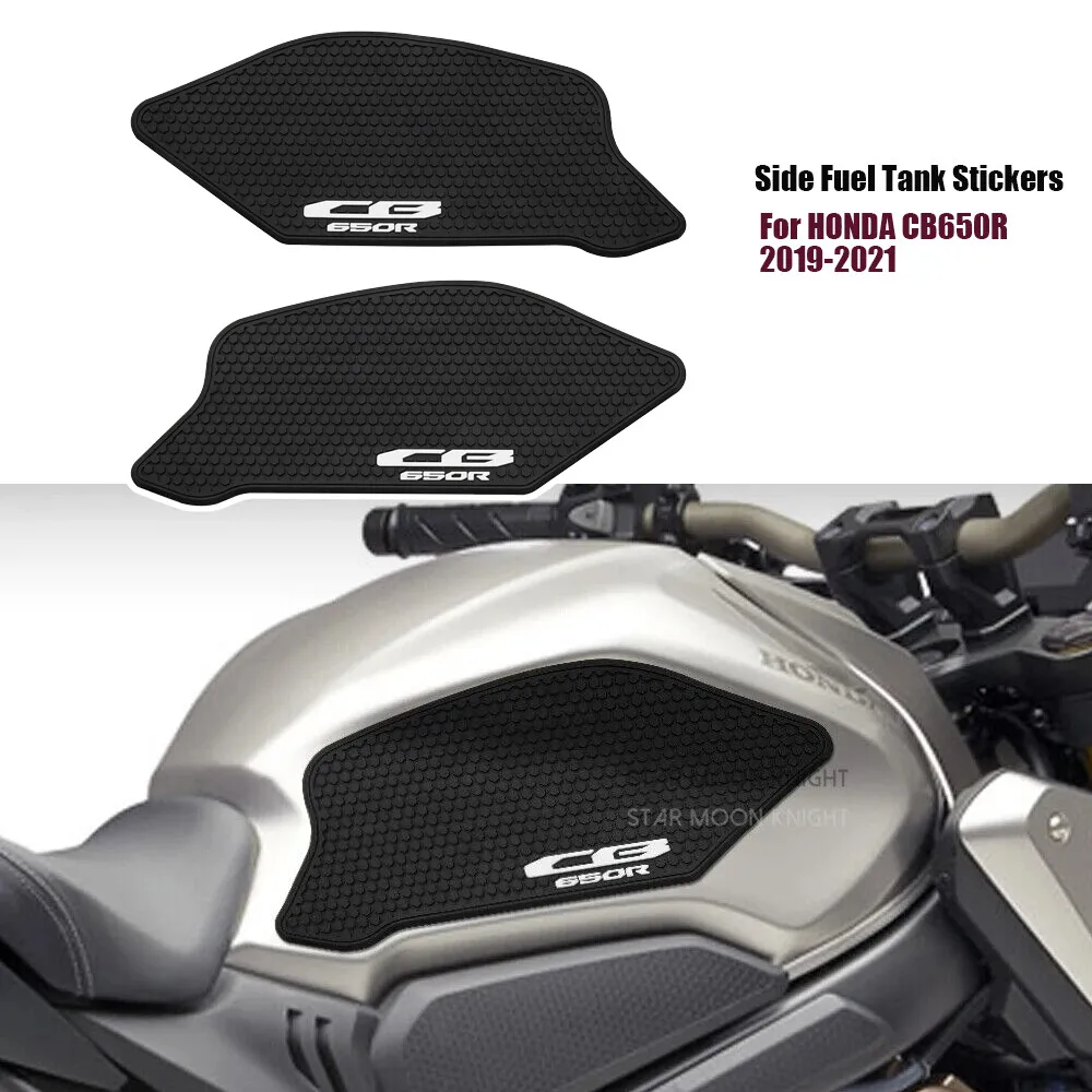 

Резиновая наклейка для HONDA CB650R 2019-2021, боковые наклейки на топливный бак мотоцикла, накладка