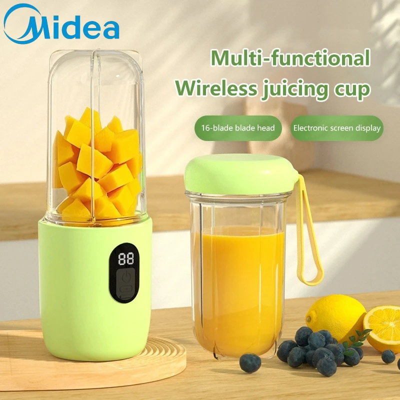 خلاط ميديا المحمول USB القابل لإعادة الشحن اللاسلكي خلاط عصارة صغير لعصير هزة البروتين السفر زجاجة رياضية كوب لصنع العصائر