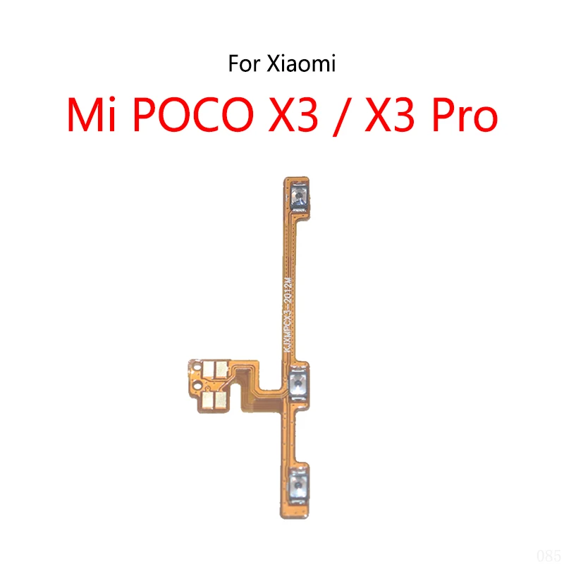 Power Button Switch Volume Mute Button On / Off Flex Cable For Xiaomi Mi POCO X3 Pro Pocophone / X3 NFC