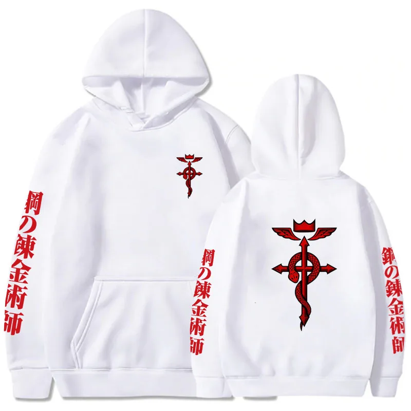 Fullmetal Alchemist Anime Hoodie Men Women Sweatshirts Plus Size Clothes Comfortable Streetwear Harajuku Unisex Trendy Pullover