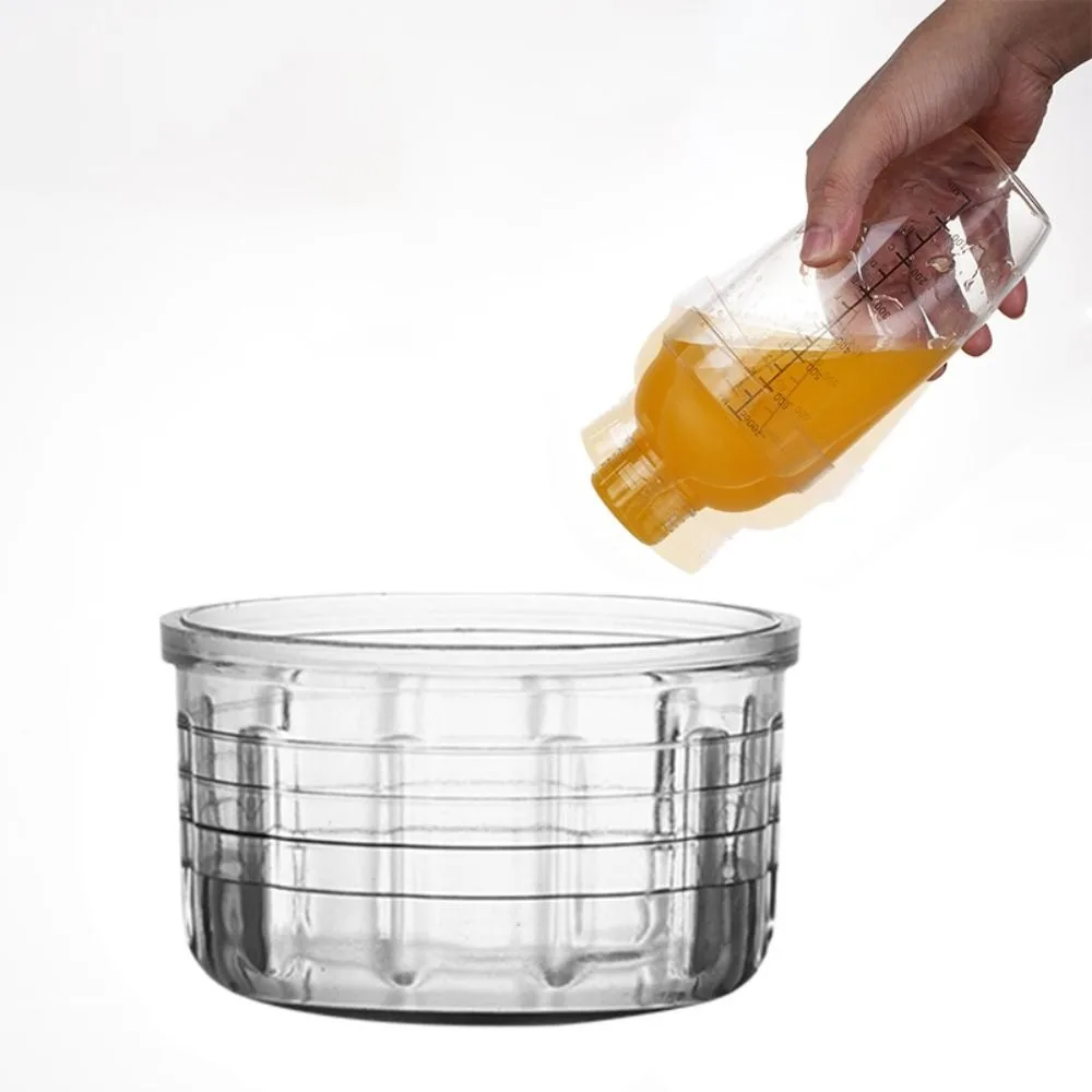 

5pcs Leak-proof Mixing Cup Lid Splash-proof Groove Design Wine Mixer Lid Professional Thickened Mixing Drink Cup Lid