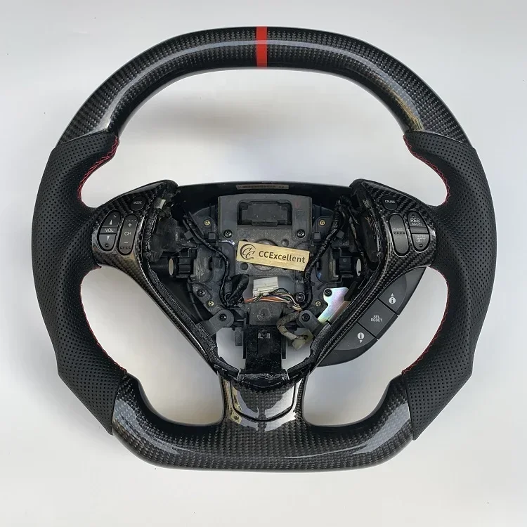 CCexcellent Real carbon fiber steering wheel For Acuras  ILX TL High Quality Custom Design