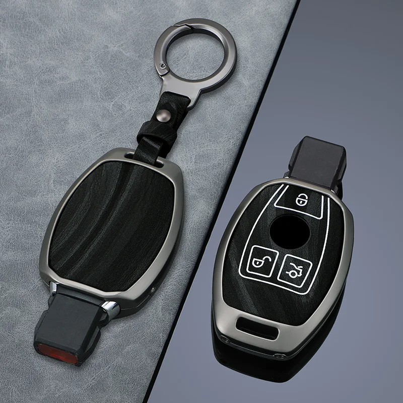 Zinc Alloy Car Key Case Cover Key Bag Auto Styling Accessories For Mercedes Benz A B C S Class AMG GLA CLA GLC W176 W221 W204 W2