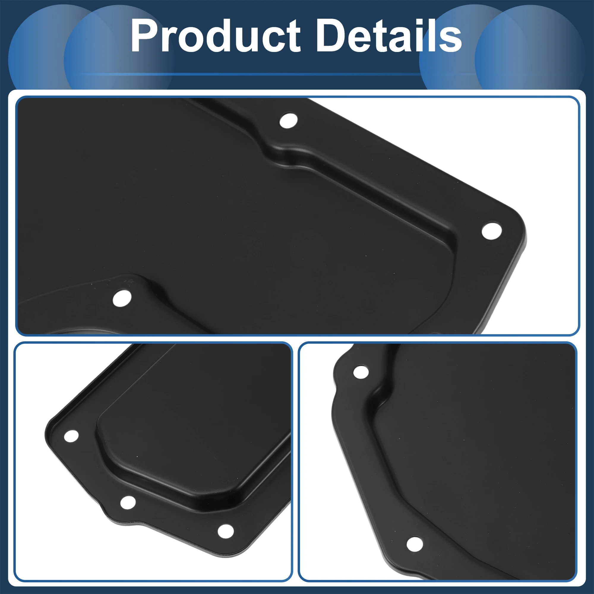 UXCELL Veicolo No.8685184 Coppa dell'olio motore per auto Coppa dell'olio Coppa dell'olio di trasmissione per Chevrolet Cavalier 1995-2005 Ferro Nero