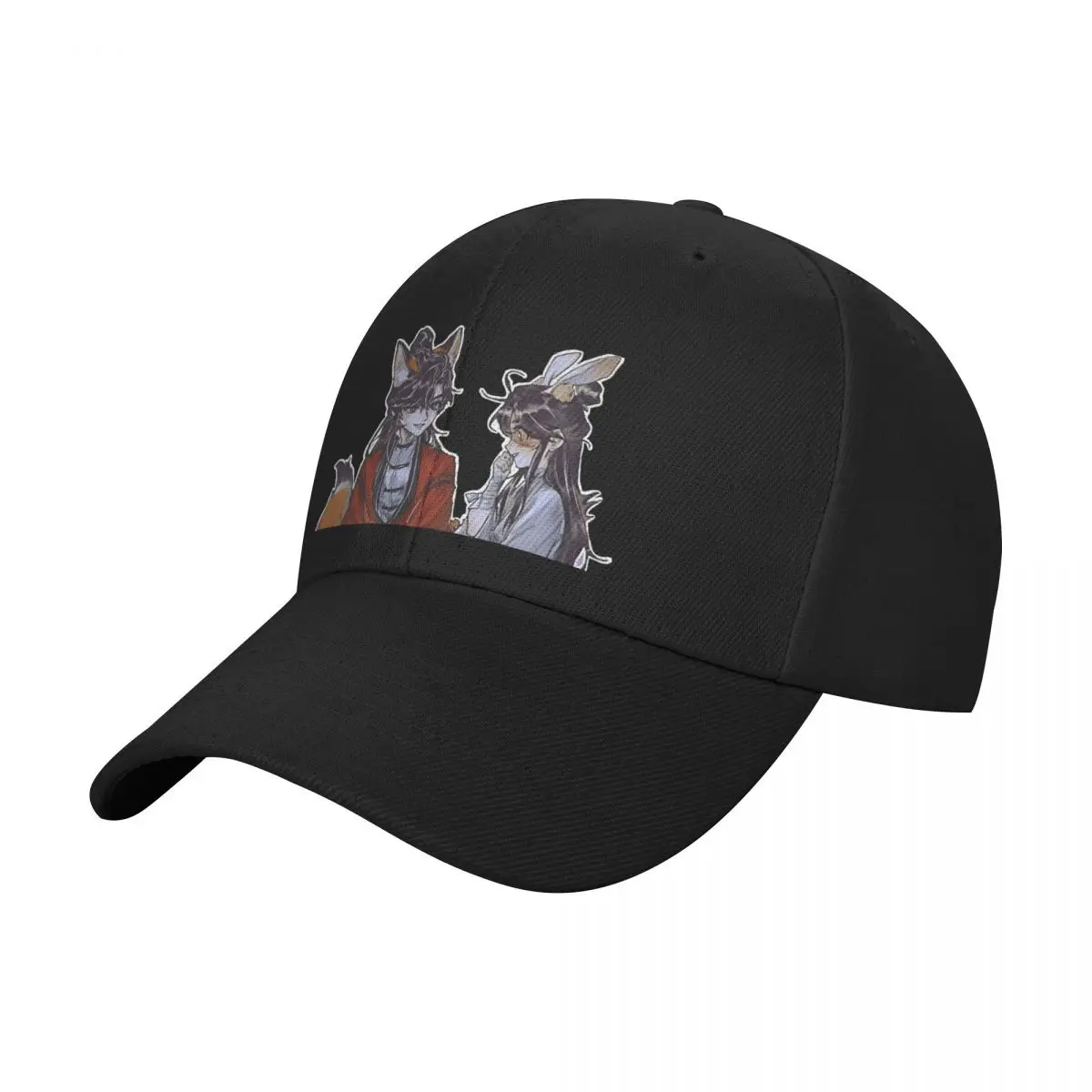 xie lian and hua cheng cute chibi heaven official's blessing manhua Baseball Cap derby hat Streetwear Hats Man Women's