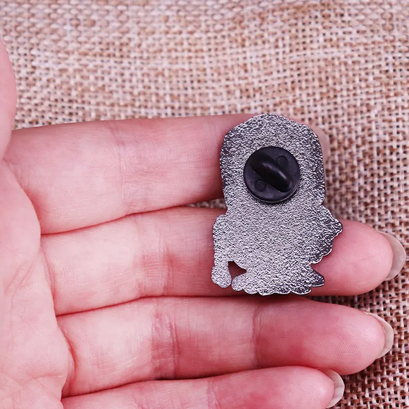 دبوس مطلي بظلال Phanttom من ScoooobyDooo دبوس مطلي بالمينا لون أخضر رداء شبح اشرار كرتونية شارة بروش زينة الظهر مجوهرات #2