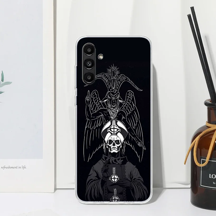 Ghost Papa Emeritus Phone Case For Samsung Galaxy A15 A25 A35 A55 A14 A24 A34 A54 A13 A23 A33 A53 A12 A22 A32 A52 A05S A04S A03S