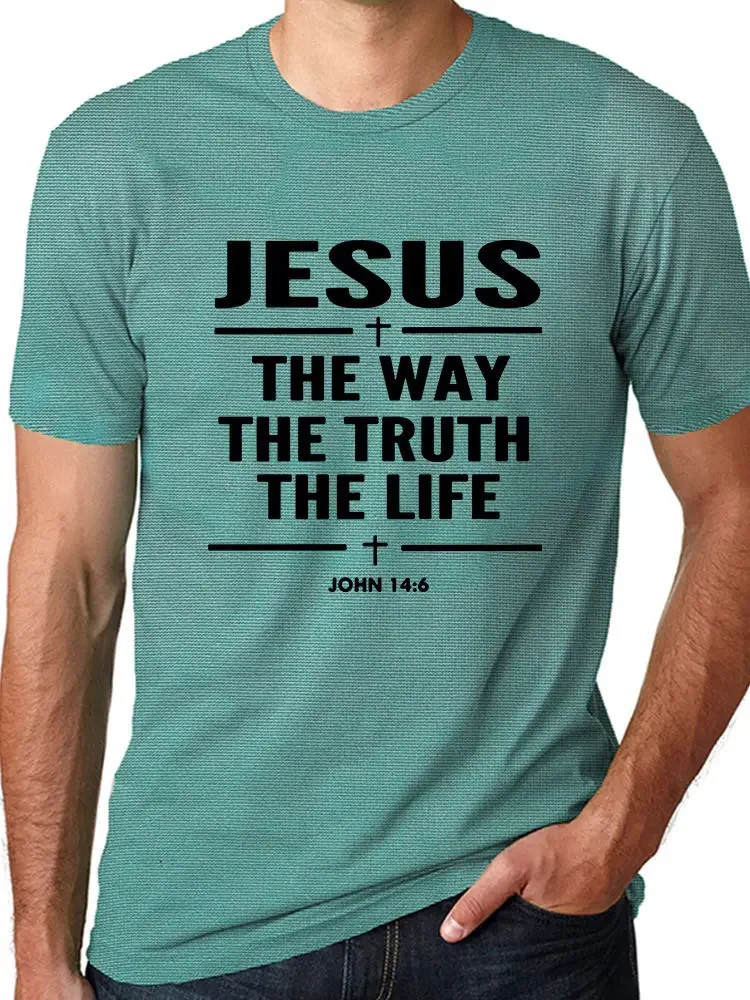 Jesus Christian Gifts For Him,Retro Jesus Shirt,Worship Shirt,Religious Shirts Jesus The Way The Truth The Life Shirt,