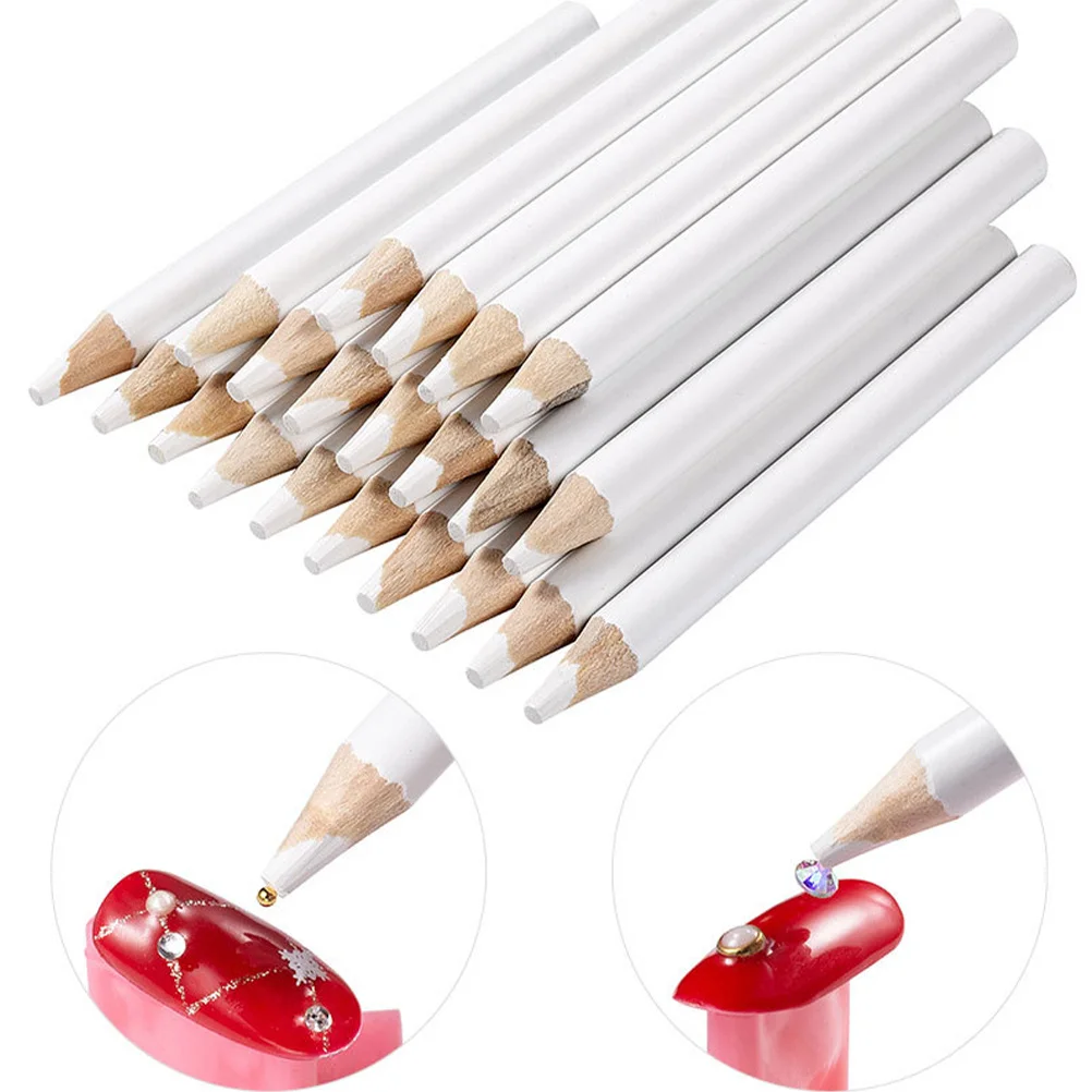 

25Pcs Rhinestone Picker Pencil for Nail Art Dotting Pen with Fine Tip Precision Manicure Tool Gems Application Kit