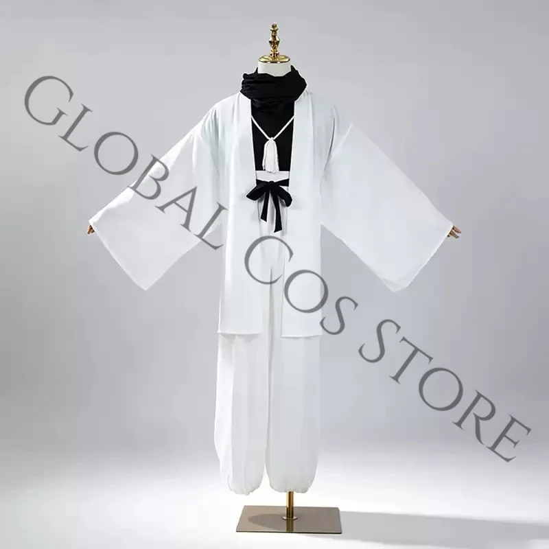 Jujutsu Kaisen Season 4 Gojo Satoru Cosplay Shinjuku Battle Costume Wig White Kendo Uniform Kimono Accessories for Halloween Cos