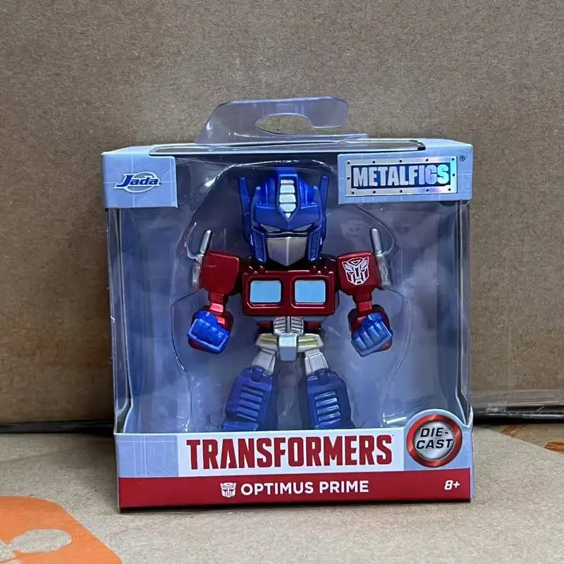 Jada Transformers Height 8cm Metal Ornament  Optimus Prime Megatron Bumblebee Captain Gorilla Desktop Ornament Decoration