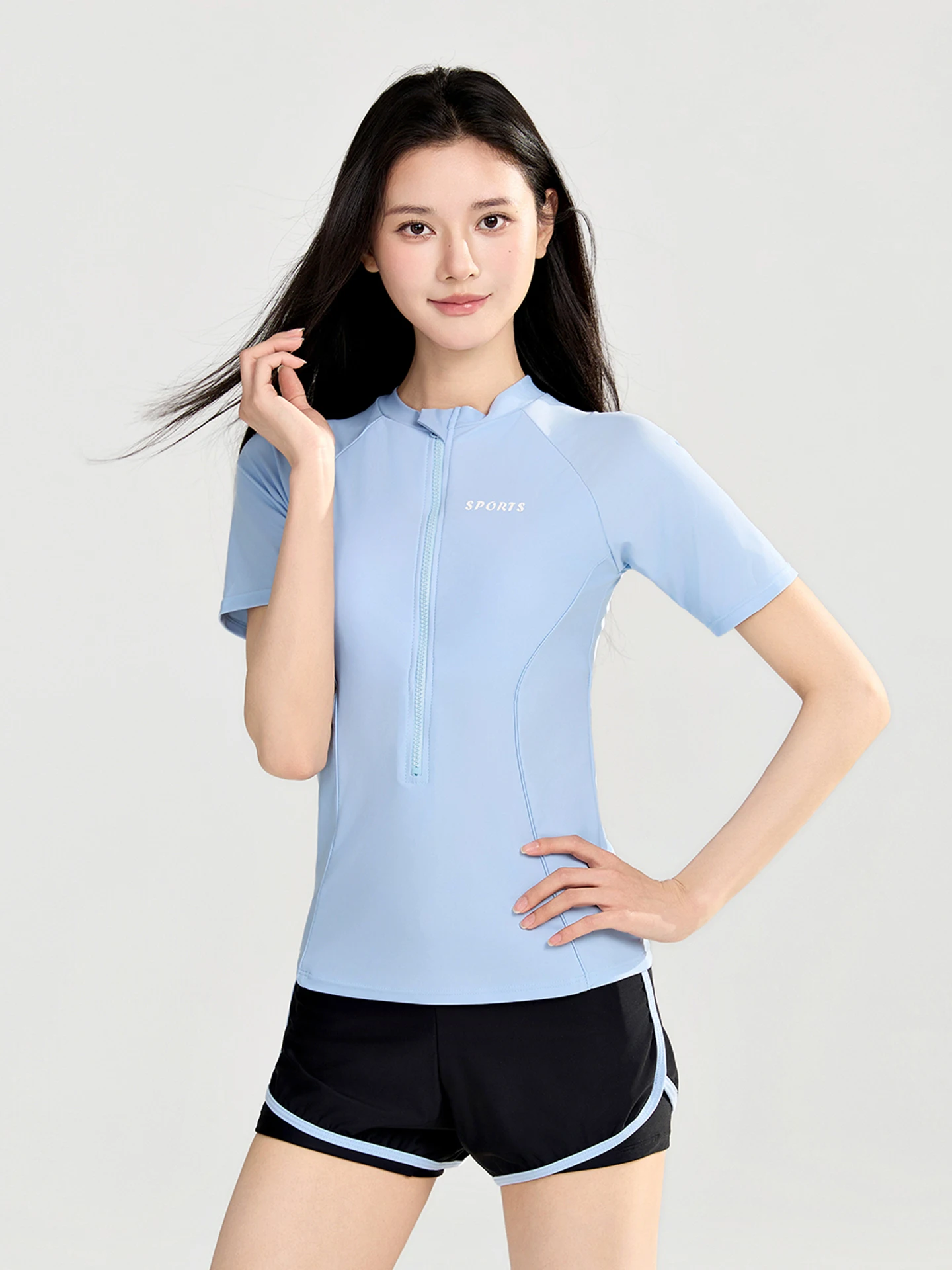 

Новый женский спортивный раздельный купальник 2026 года для термальных источников, больших размеров, с эффектом коррекции фигуры, премиум-класса