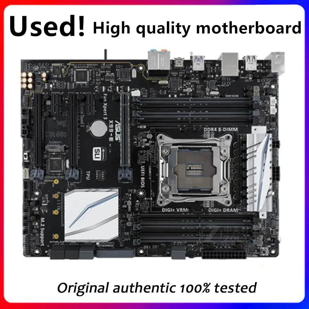 For ASUS X99-E Used original For Intel X99 Desktop Motherboards Socket LGA 2011 V3 DDR4 X99 Motherboard