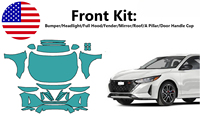 8.5mil For Nissan Sentra S SV SR 2024-2025 Front Paint Protection Film PreCut Kit PPF