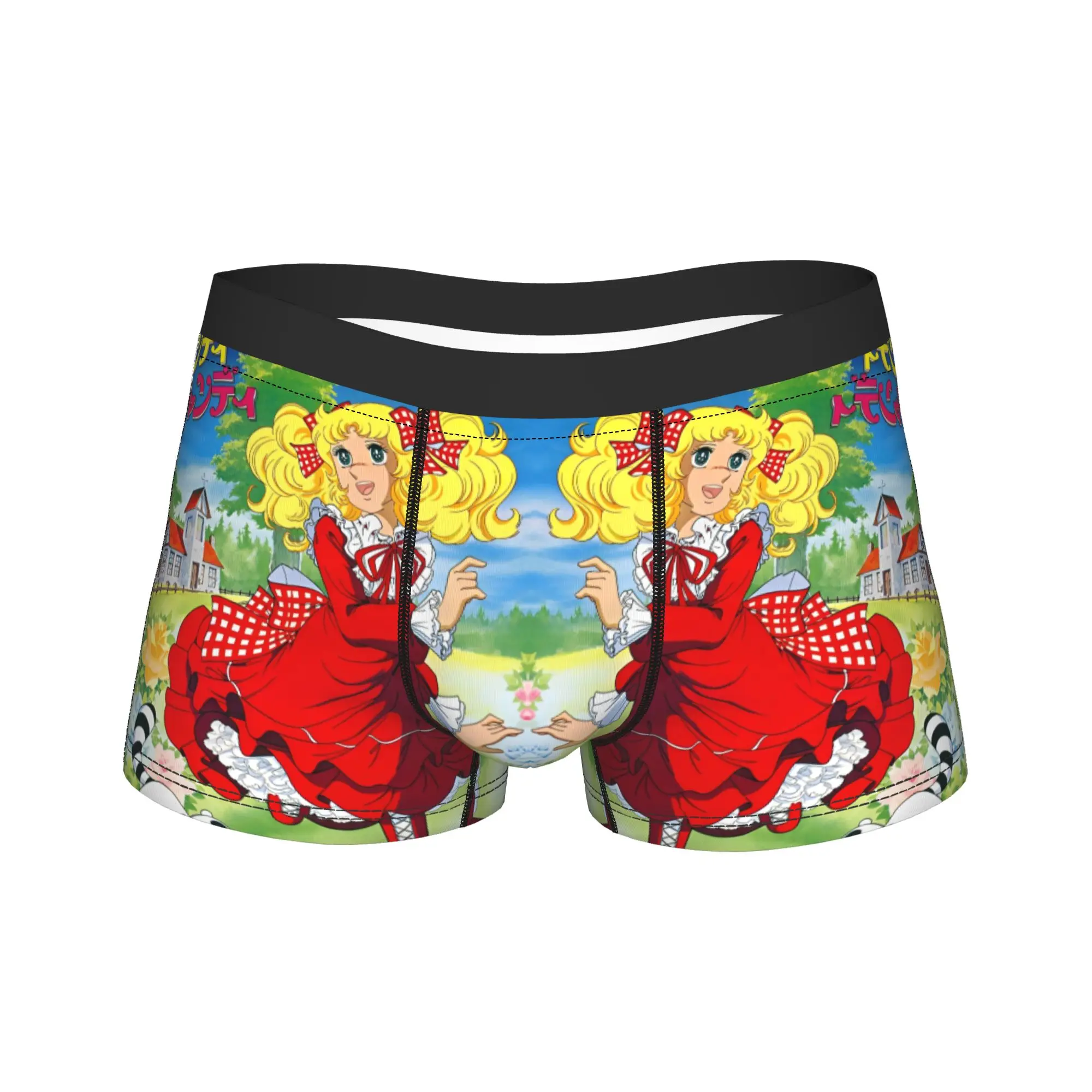 

Мужское милое нижнее белье ярких цветов в стиле аниме, каваи, японская новинка, трусы-боксеры, шорты, мужские дышащие трусы M-XXL