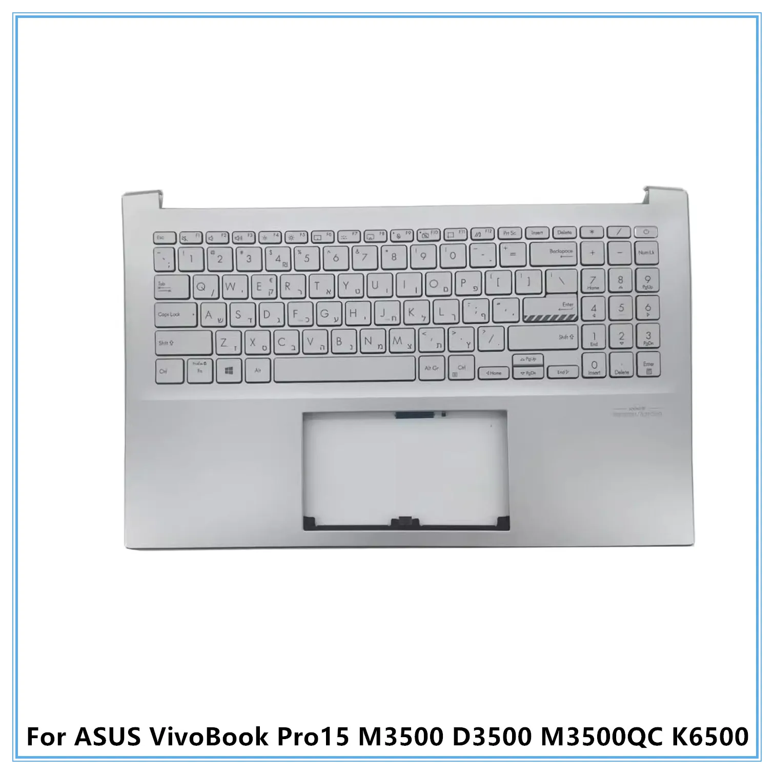 

New Palmrest Backlit Keyboard For ASUS Vivobook Pro15 M350 Laptop Palmrest Upper Cover With Bilingual Keyboard Layout