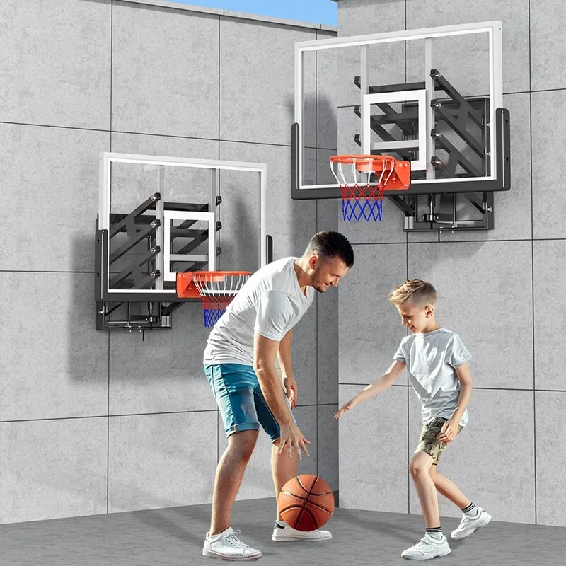 Backboard Backboard Training Outdoor Electric Lifting Indoor Basketball Hoop