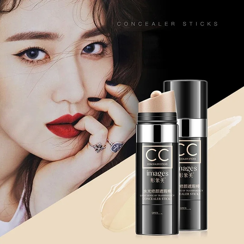 CC Concealer Stick 1pc Makeup Face Light Natural Brighten Skin BB Cream Long Lasting CC Korean Cosmetics Foundation Cream