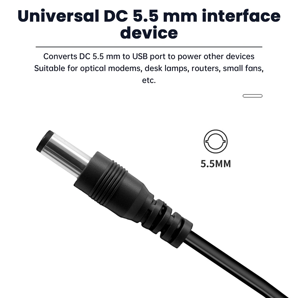 Convertitore Boost per Router DC 5V 12V 20V Step-up con Ricarica Rapida USB Type-C PD e Cavo di Alimentazione con Porta Trigger 5.5*2.5mm
