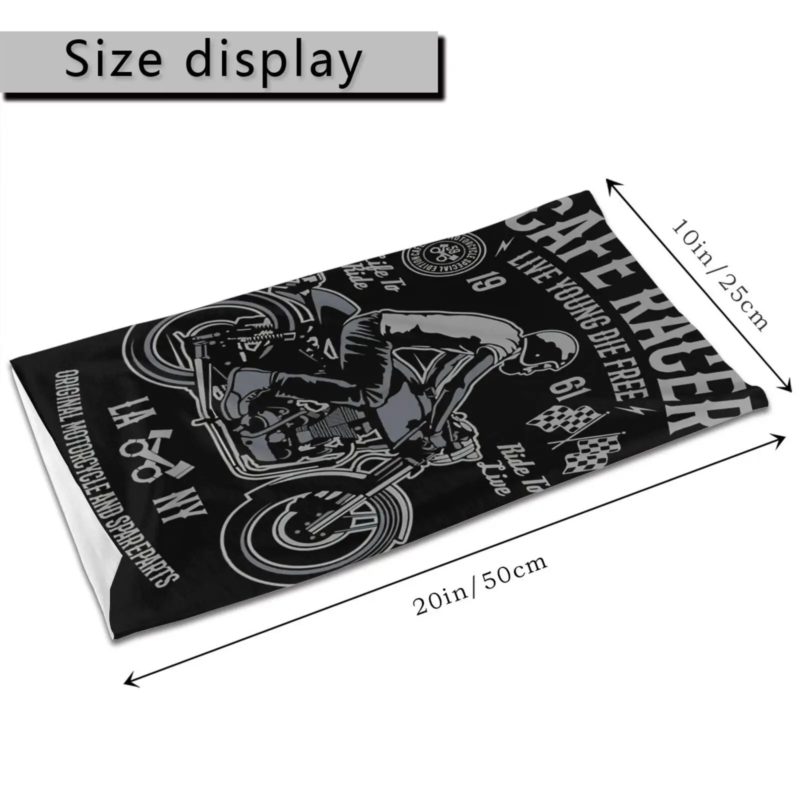 Motorcycle Cafe Racer Motorcyclist Speed Men\'s Bandana Woman Scarves Ski Mask Neck Warmer Fashion Snowboard Scarf Hiking Scarf