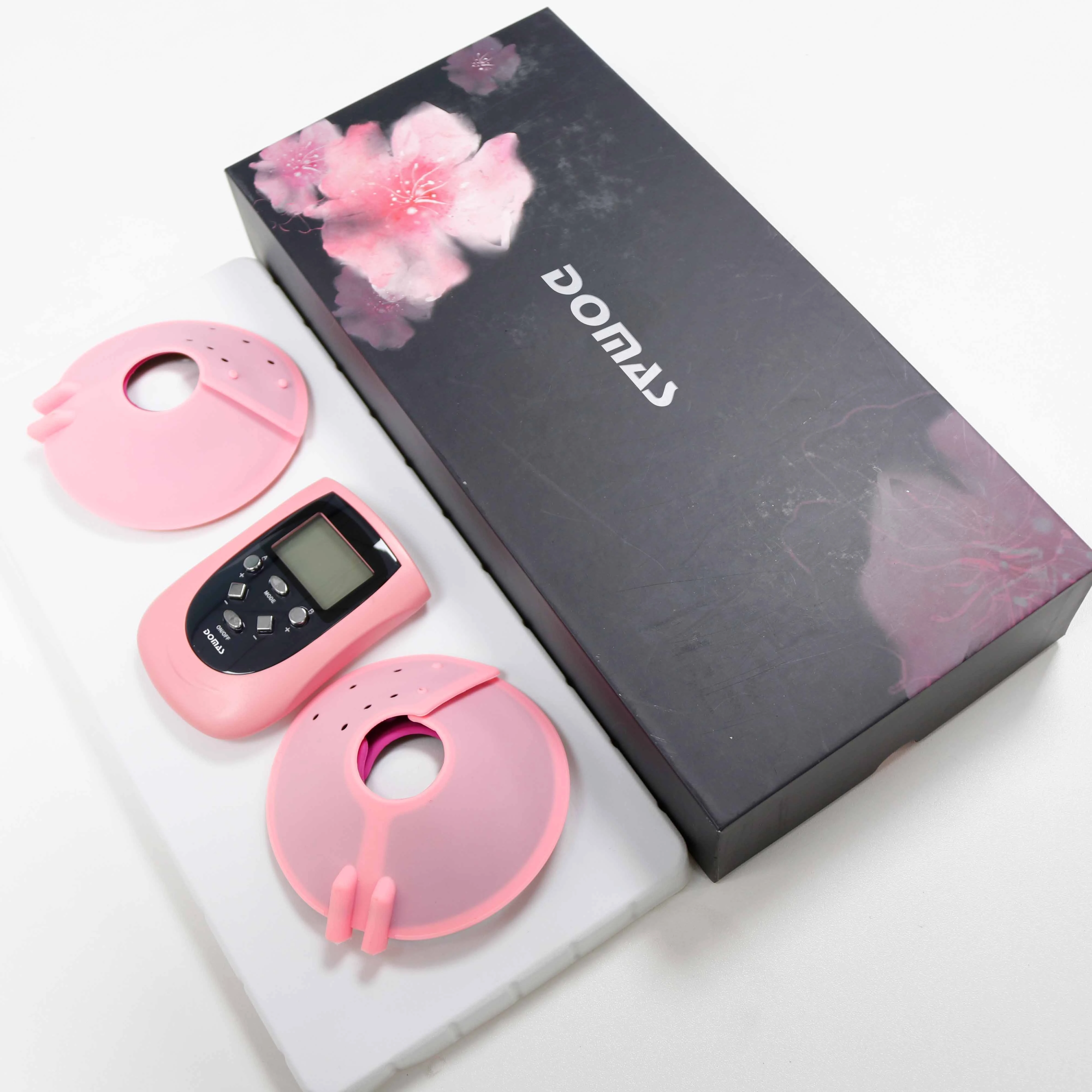 Smart Library DOMAS Custom Electric Breast Massager Beautiful Enhancer For Women's Chest Care Vibrating Heating Technology Enhan
