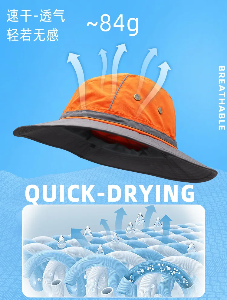 Fisherman Hat Women Summer Sun Anti-UV UPF50+ Protection Camping Hiking Mountaineering Caps Men's Panama Bucket Outdoor Hat