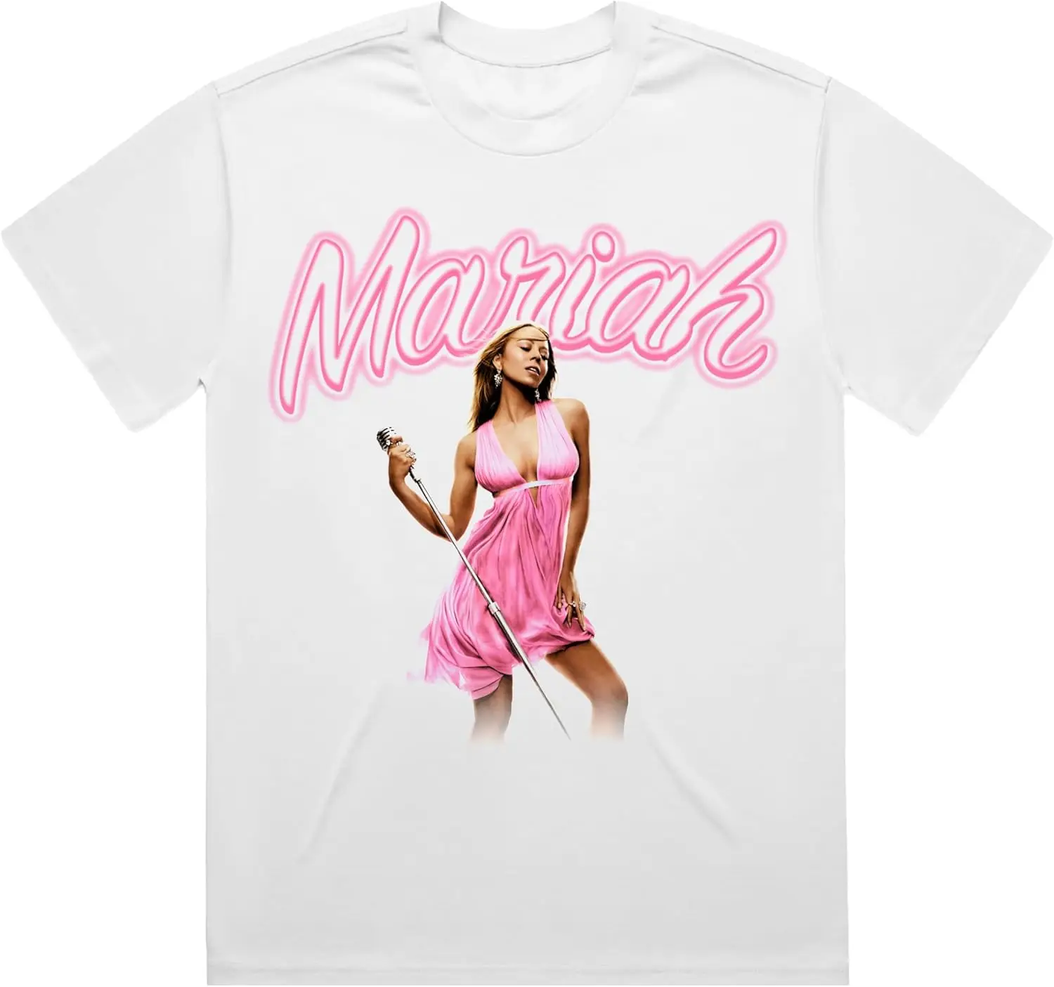 Mariah Carey Unisex-Adulto Merch Obsessed Airbrush Camisetas gráficas vintage Ropa Y2k Algodón de alta calidad Nuevo en Tops y camisetas