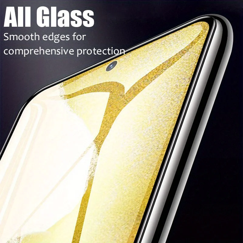 3Pcs Ultra HD Tempered Glass For Samsung Galaxy S25 S24 S23 Ultra S20 S10 5G Screen Protector For Samsung S21 S24 S23 FE S9 S8
