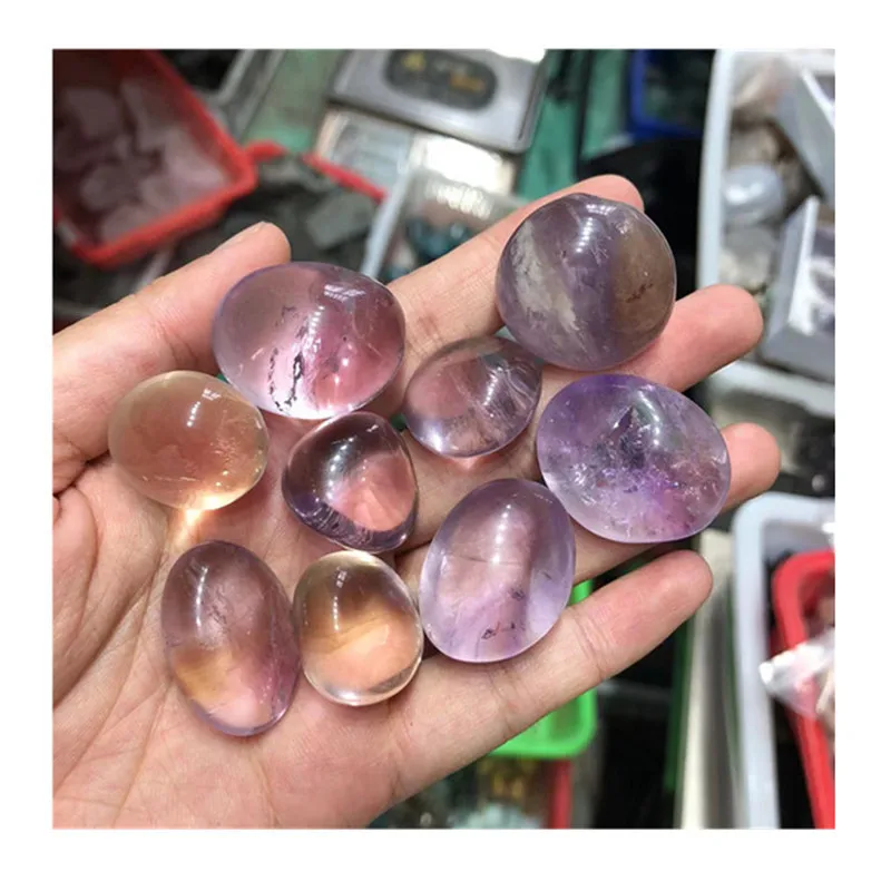 Ametrine Polished Natural Crystal Tumbled Stones For Home Decor