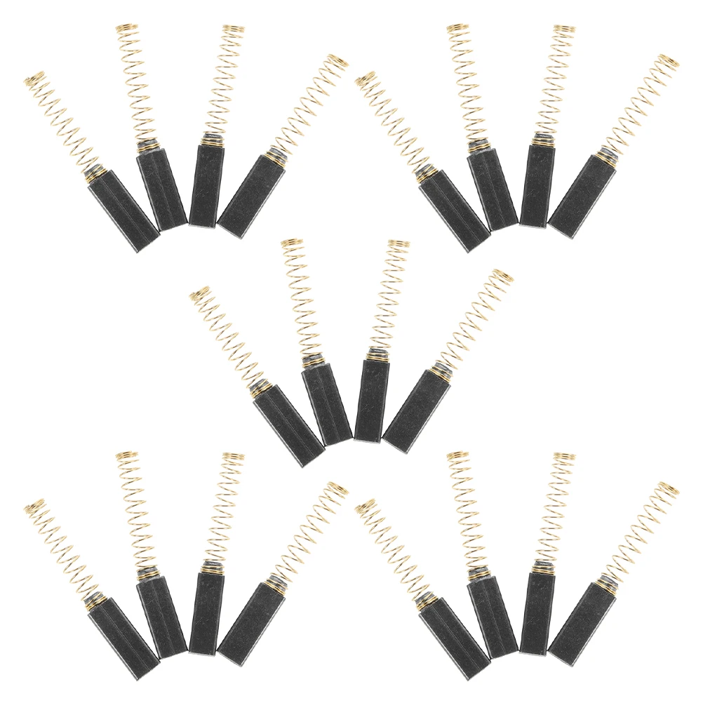 

30 Pcs Sewing Machine Carbon Brush Brushes for Electric Motor Household Replacement Repair Part Brushed Metal Repairing