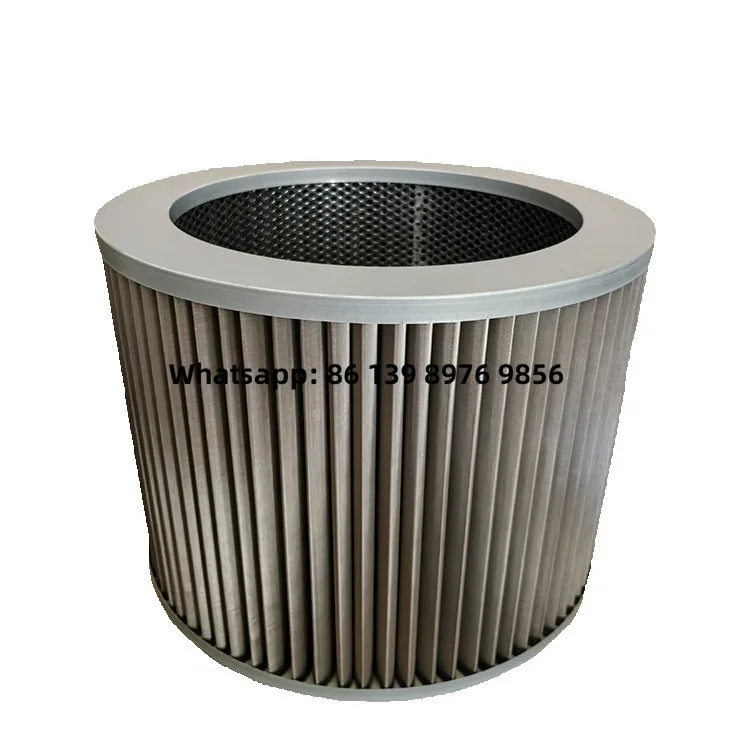 Large-Diameter Natural Gas Pipeline Filter 400X300 Stainless Steel Separation Filter Element Spiral Mesh Cartridge