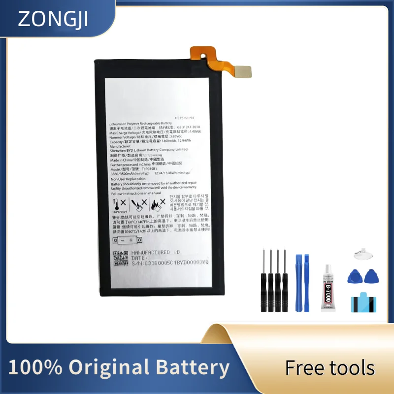 Новый аккумулятор 3160 мАч TLp035B1 для BlackBerry Keytwo KEY2, аккумуляторы для мобильных телефонов + бесплатные инструменты Новый аккумулятор 3160 мАч TLp035B1 для BlackBerry Keytwo KEY2, аккумуляторы для мобильных телефонов + бесплатные инструменты