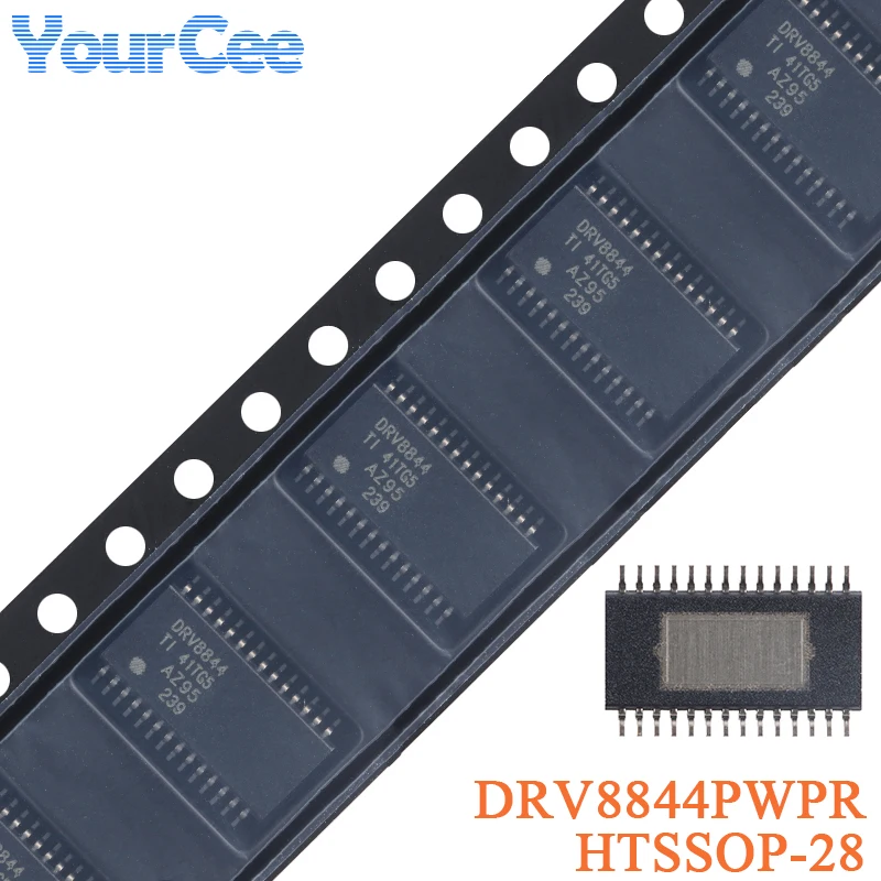 5PCS/1PC DRV8844PWPR HTSSOP-28 DRV8844 60V 2.5A Dual H-Bridge Motor Driver Bipolar (+/-30v) Supply Separate Half Bridge Controls