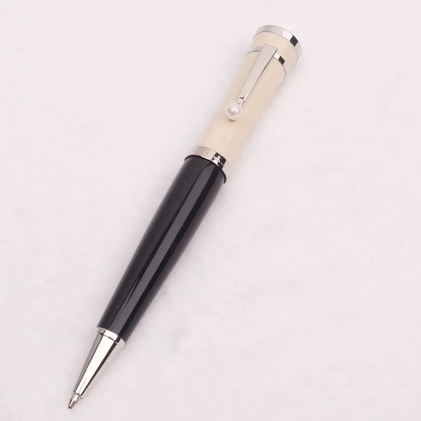 Limited Greta Garbo Ballpoint Pen MB Luxury Milk White Rollerball Pens Gel Ink Best Design Fountain Pens for Writing