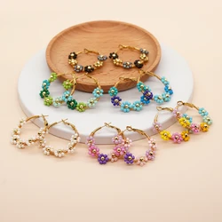 Go2Boho Fashion Hypoallergenic Earring for Women Romantic Jewelry Irregular Ball Beads Earring Handmade Earrings for Girl Gift