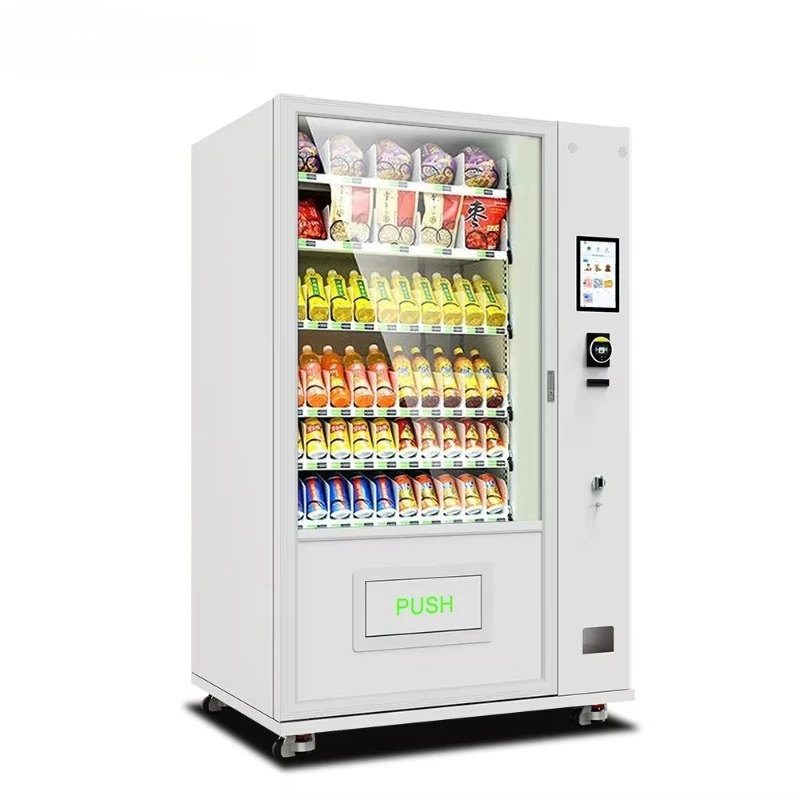 

Customized Cold Drink and Snack Vending Machine for Foods and Drinks with QR Code and Coin Payment Smart Vending Machine Suppor