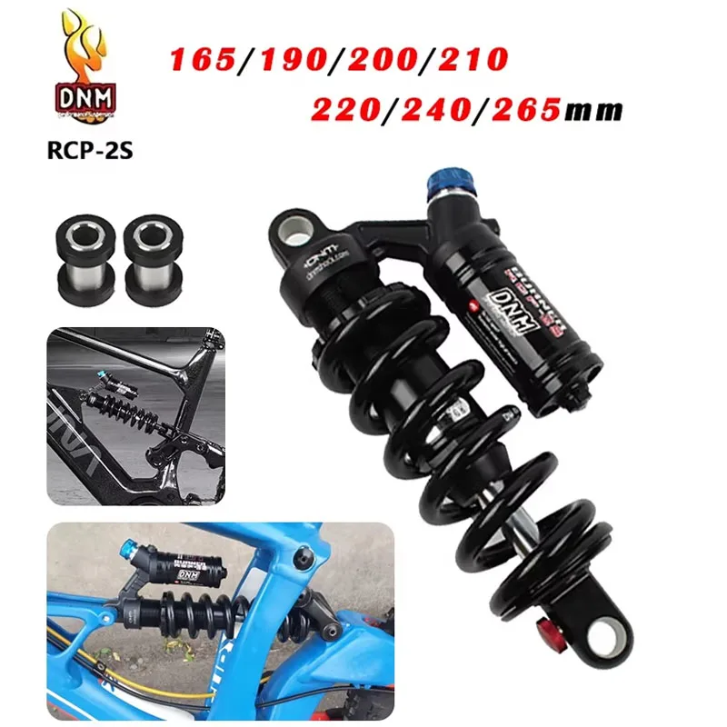 

For DNM BURNER RCP2S Rear Shock 190-265mm Rebound Compression Preload Downhill For Bike Motorcycles Parts Bicycle Shock