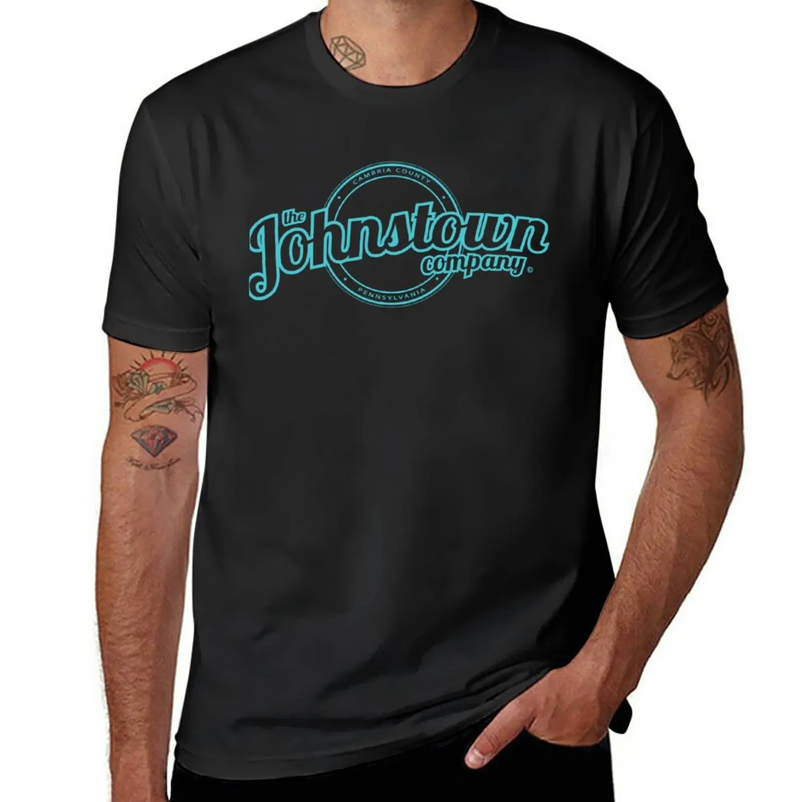 

New The Johnstown Company - Inspired by ;The River; (unofficial) T-Shirt sublime t shirt funny t shirt workout shirts for men