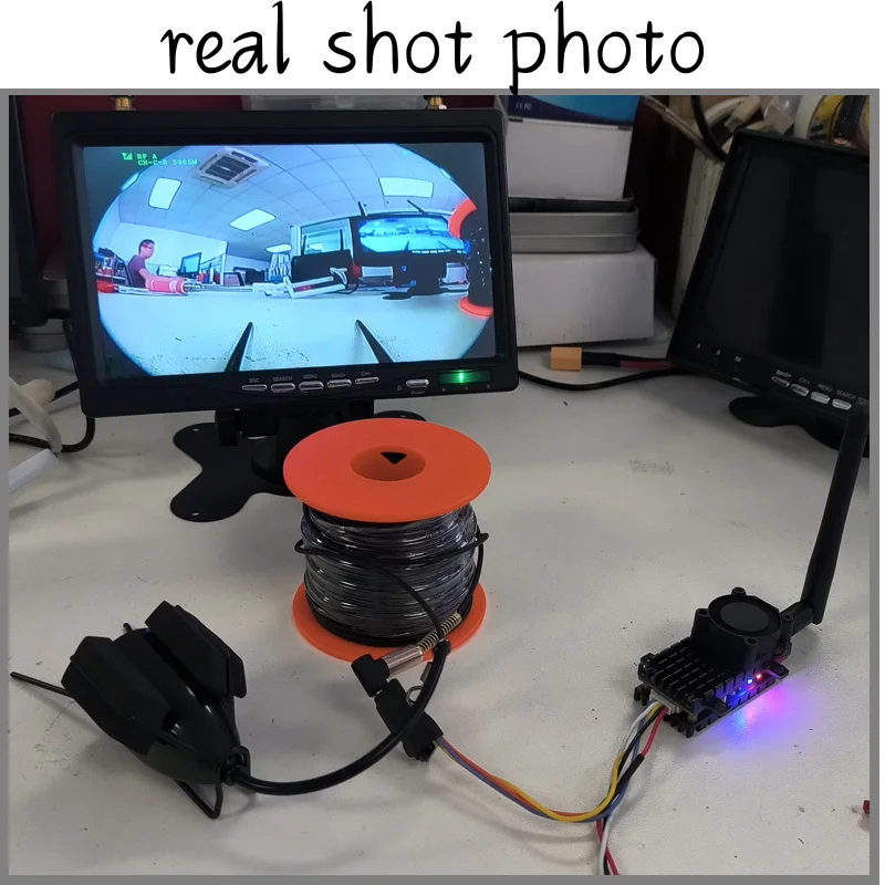 2 واط نقل الصور اللاسلكية كاميرا كشف الأسماك تحت الماء التحكم عن بعد قارب مرساة الأسماك الصيد يمكن قياس العمق