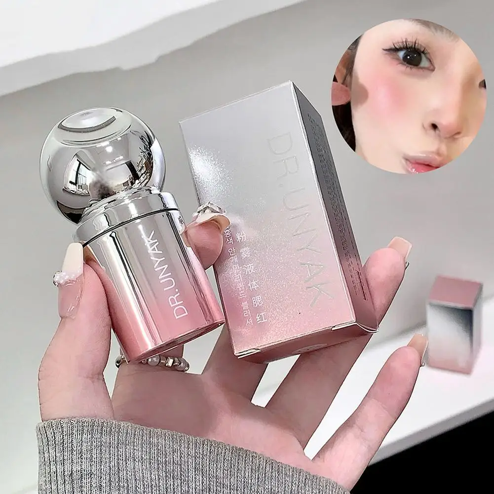 Blush líquido pêssego geléia cor em pó renderização hidratante contratos de longa duração bochecha maquiagem expande blush beleza fac i6o2