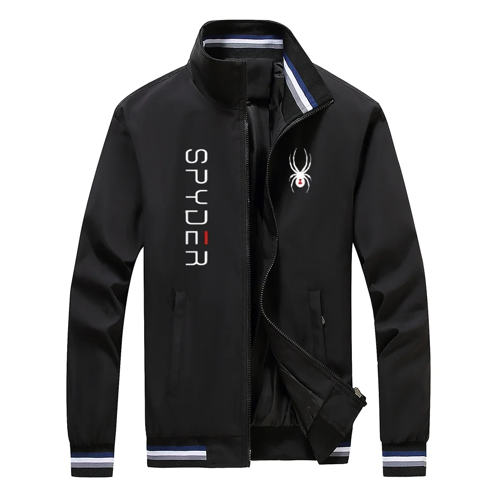 

Men's new spring and autumn fashion sports zipper jacket, outdoor sports jacket, casual running baseball suit, trendy print