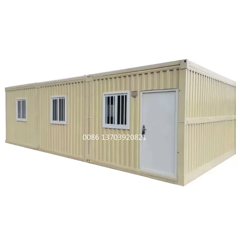 Luxury Proof 20ft 40ft Prefab Expandable Container House Steel Portable Prefabricated Villa 2 Bedroom with Bathroom