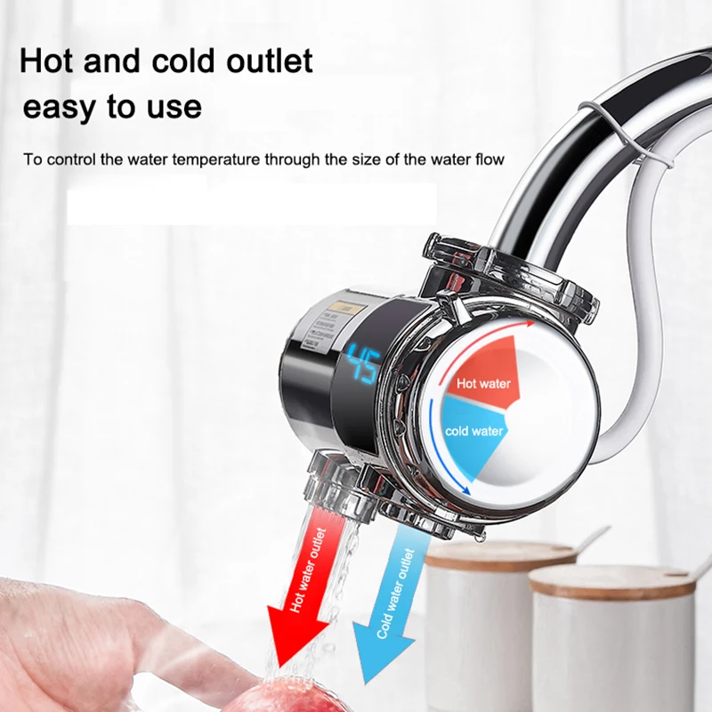 

Electric hot water faucet heater instantaneous quick-heat kitchen without installation of water heater