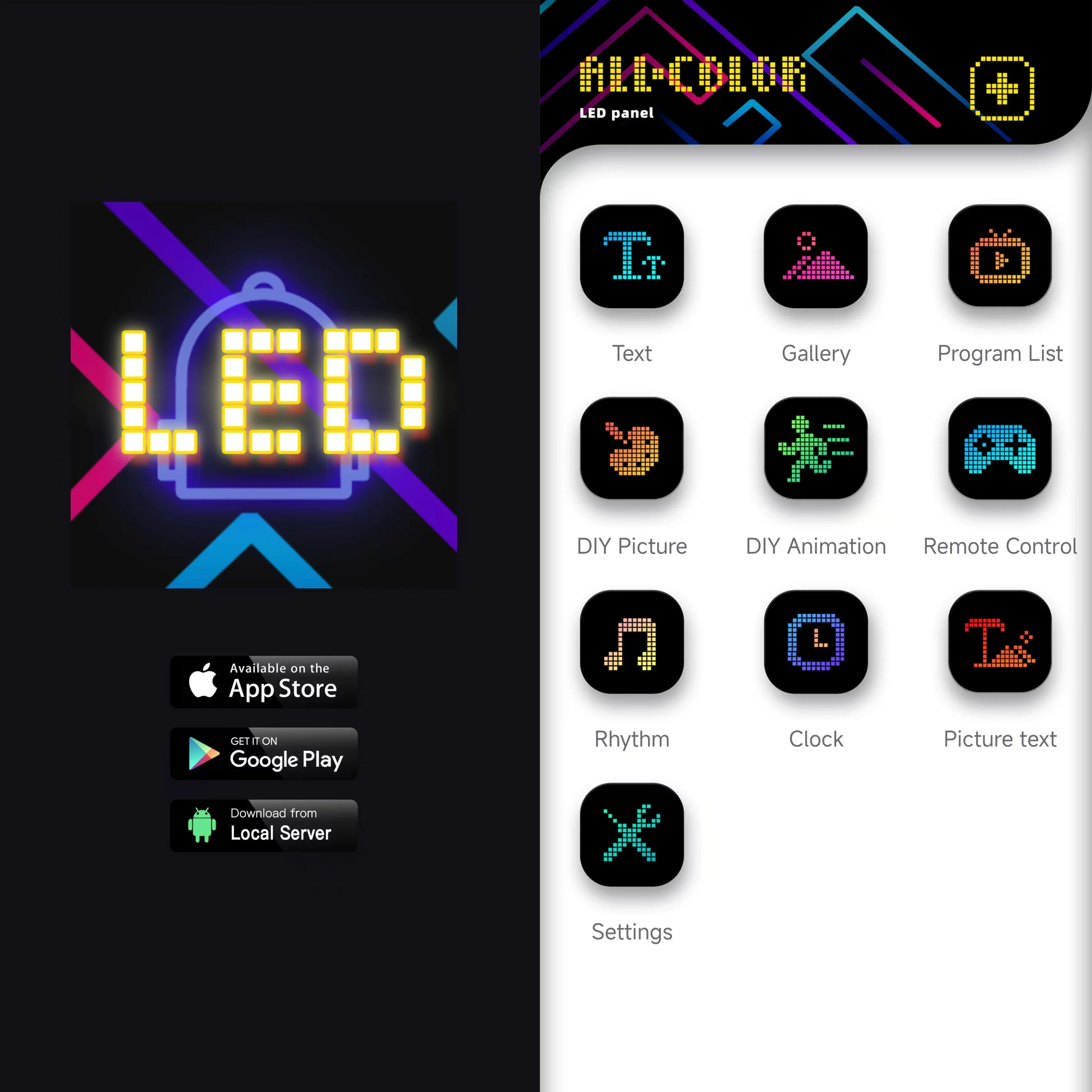 2025 Smart APP-Controlled LED Display Sticker for Cars/Trucks – Flexible Screen, Custom Image/Text, 22+ Devil’s Eye Animations