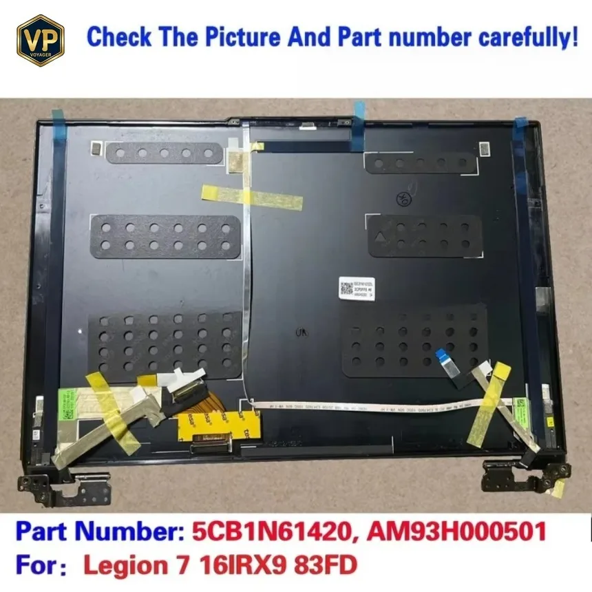 SX For Legion 7 16IRX9 83FD LCD Rear Back Cover - Top Screen Case Replacement 5CB1N61420
