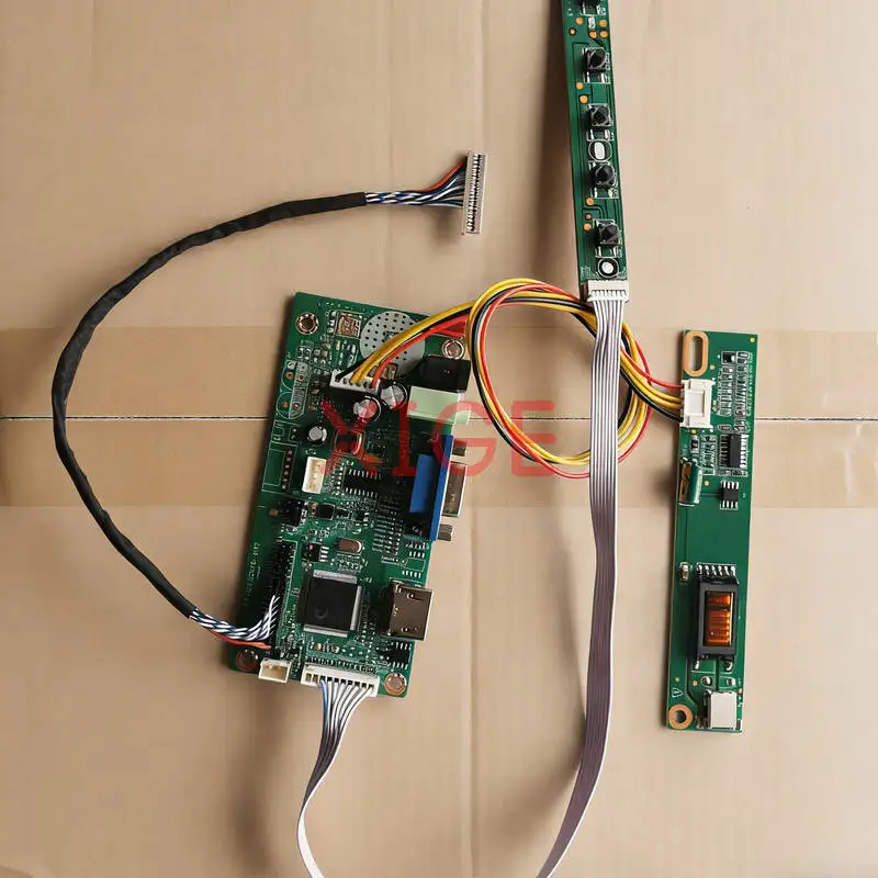 

Для G104SN02 TM121SV LTM12C278E LT121SS Комплект платы привода контроллера ЖК-дисплея DIY 1-CCFL HDMI + VGA 800x600 LVDS 20-контактный 800*600