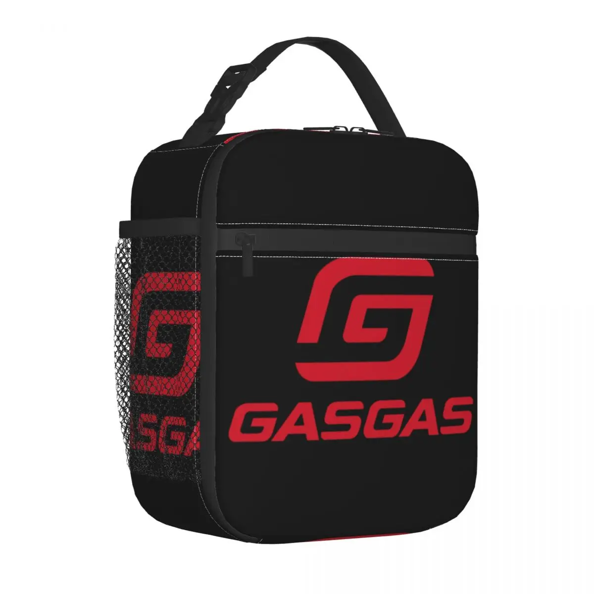 Gasgas Logo Insulated Lunch Tote Bag for Women Motorcycle Mountain Bike Resuable Thermal Cooler Bento Box School